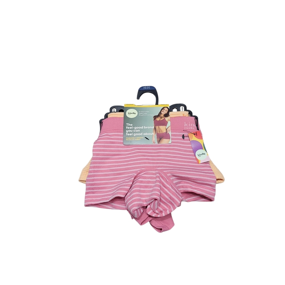 Kindly Yours  Seamless Boyshort Womens Size XS Pink